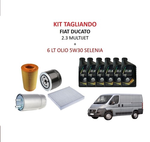 Kit filtri tagliando 6 lt - filtri,