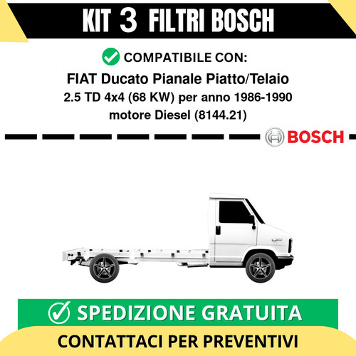 Kit bosch filtri tagliando - bosch,