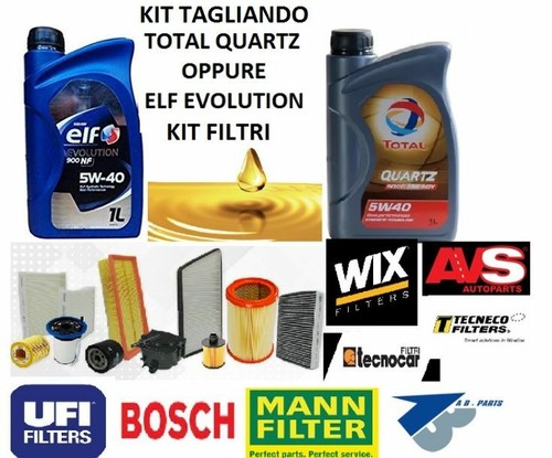 Kit tagliando olio 5w40 - 6,