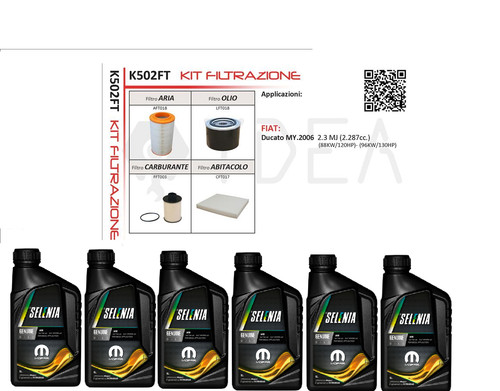 Kit tagliando filtri - tagliando, +