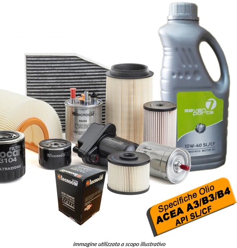 Kit tagliando filtri tecnocar - kit,